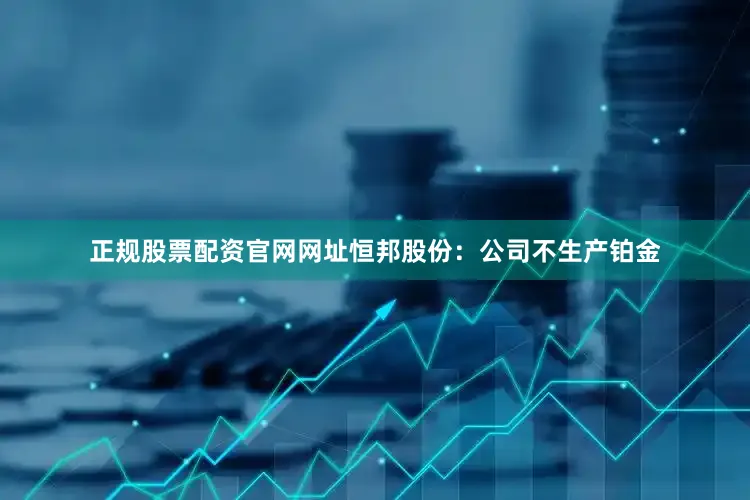 正规股票配资官网网址恒邦股份：公司不生产铂金