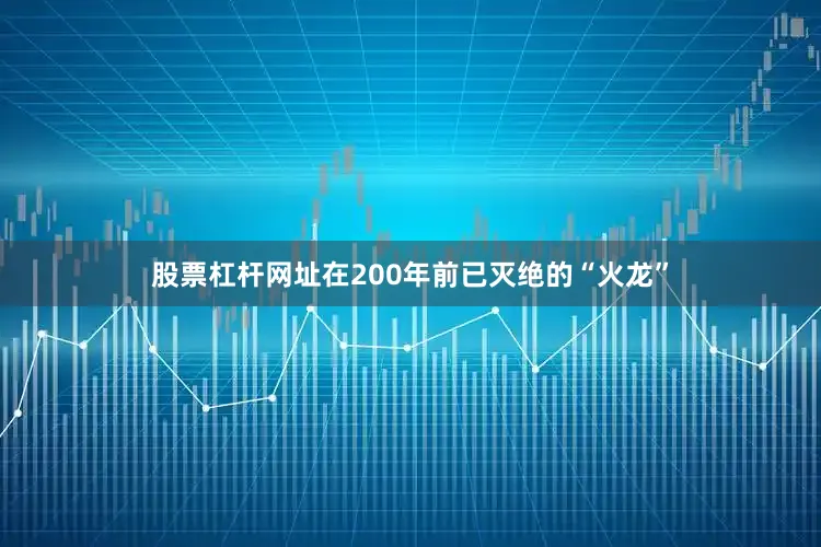 股票杠杆网址在200年前已灭绝的“火龙”